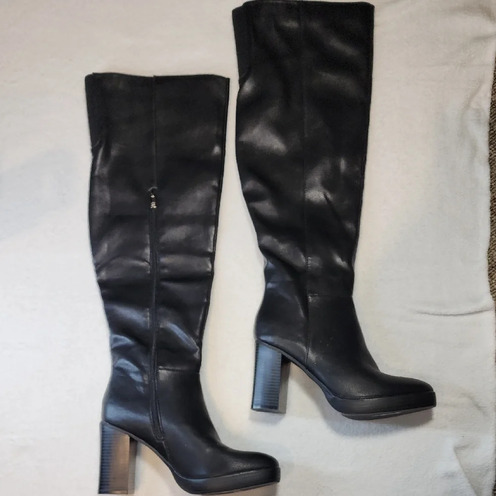 New York & Company Black Over the Knee Boots